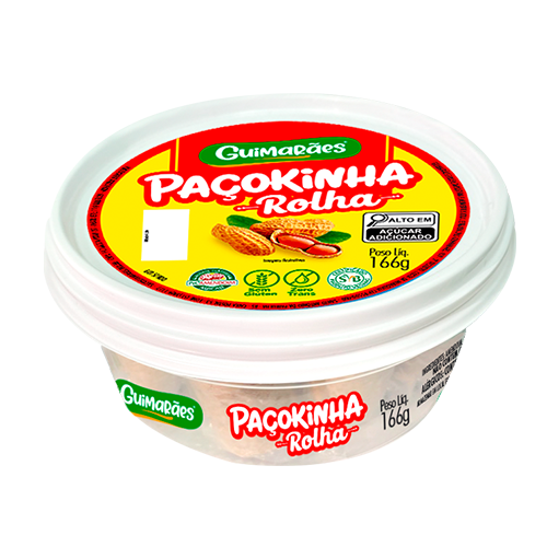 Embalagem de Paçoquinha Rolha
