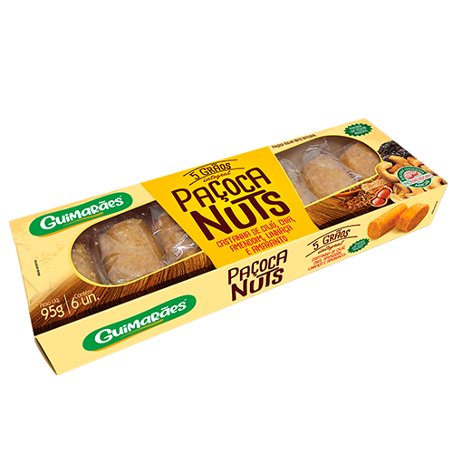 Embalagem de Paçoca Nuts