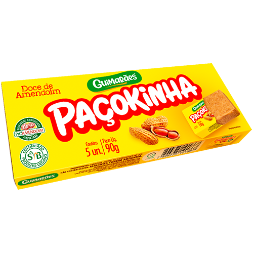 Embalagem de Paçoquinha