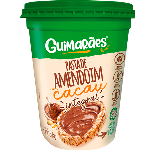 Embalagem de Pasta de Amendoim Cacau
