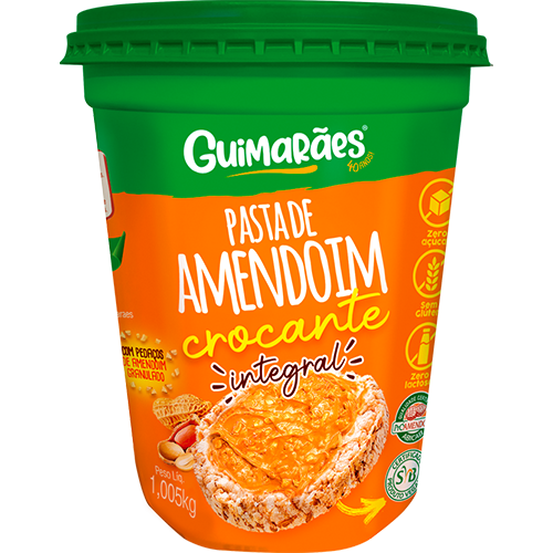Embalagem de Pasta de Amendoim Crocante