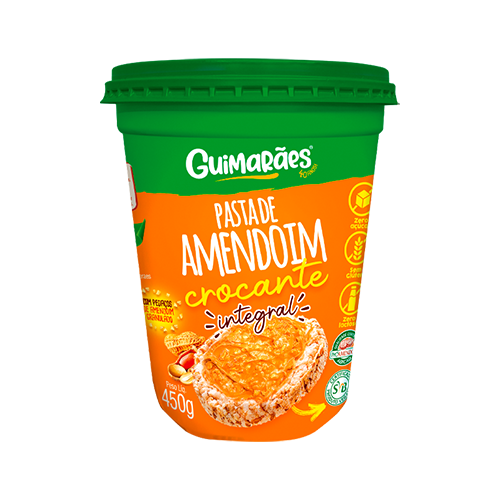 Embalagem de Pasta de Amendoim Crocante