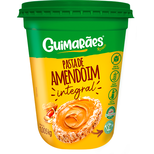 Embalagem de Pasta de Amendoim Integral