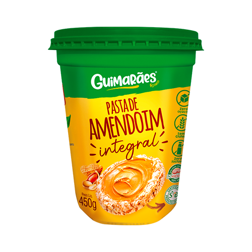 Embalagem de Pasta de Amendoim Integral