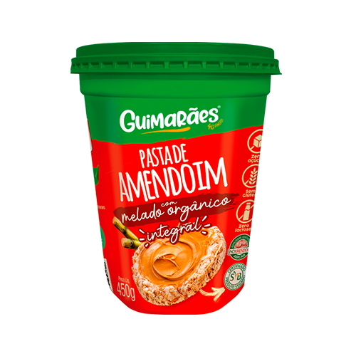 Embalagem de Pasta de Amendoim com Melado Orgânico