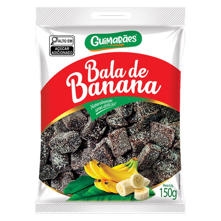 Embalagem de Bala de Banana 150g
