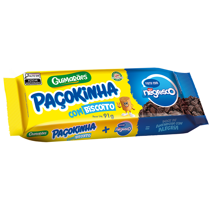 Embalagem de Paçokinha Negresco 91g