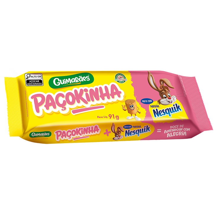 Embalagem de Paçokinha Nesquik 91g