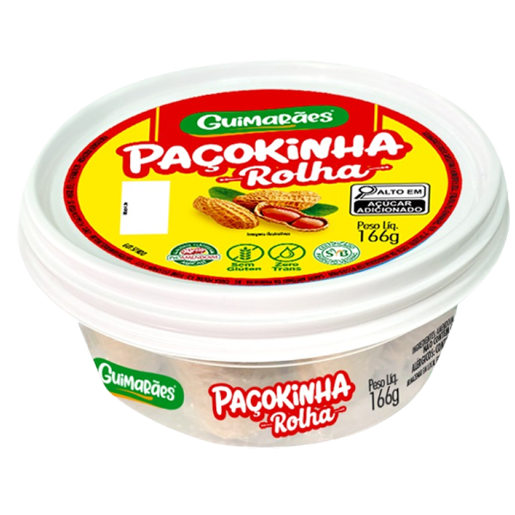 Embalagem de Paçokinha Rolha Pote 166g