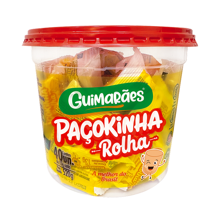Embalagem de Paçokinha Rolha Pote (40 UND)