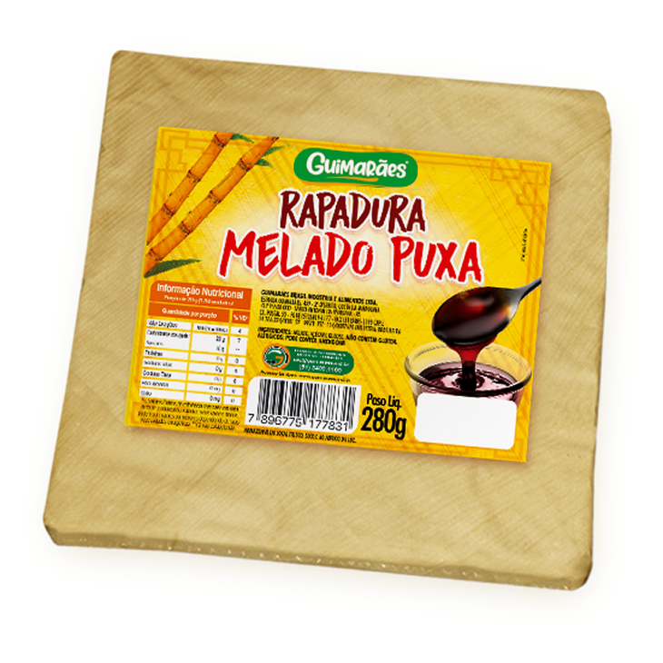 Embalagem de Rapadura de Melado Puxa